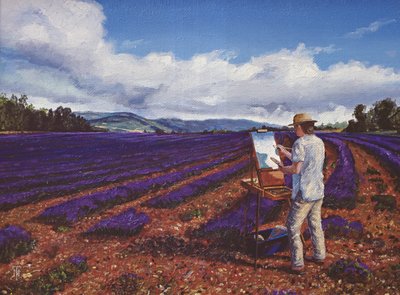 Painter, Vaucluse, Provence by Trevor Neal